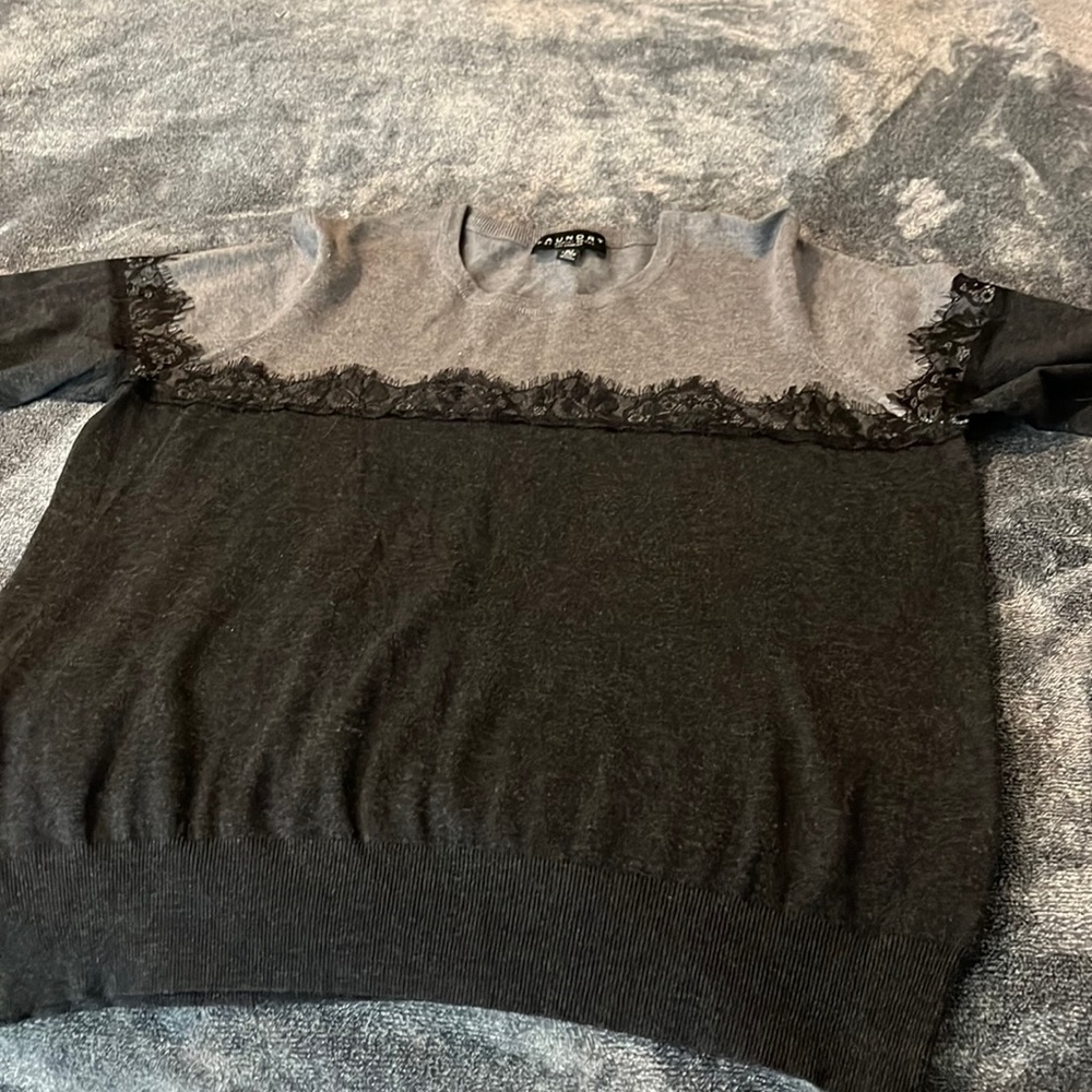 Grey sweater lightweight